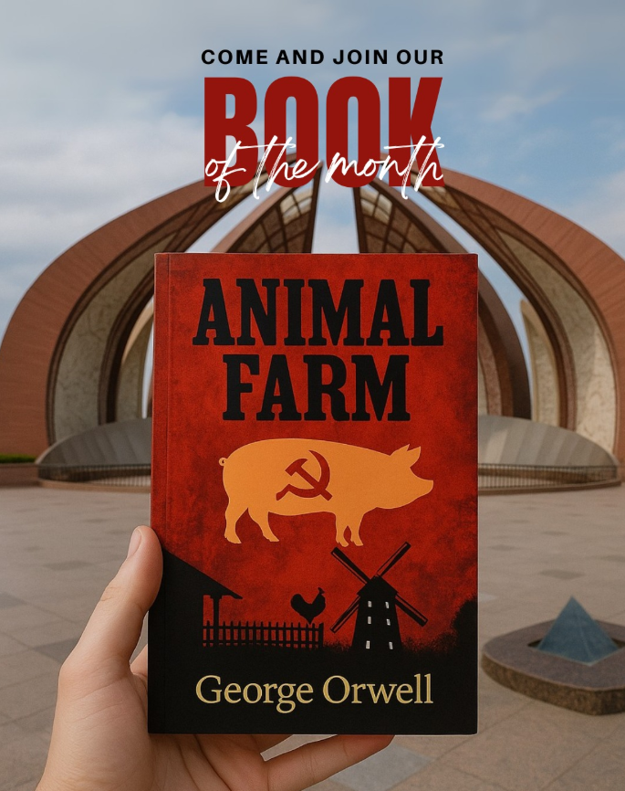 Join Islamabad Read With Us next Book Club meetup as we dissect a timeless political classic and discuss its relevance in today's world.